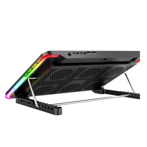 پایه خنک کننده لپ تاپ کول کولد مدل F5 RGB